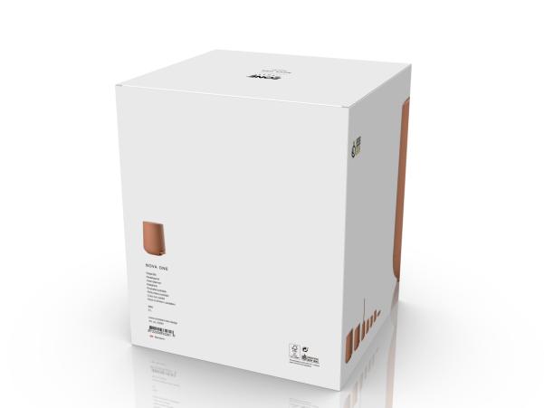 BITZ Zone Denmark Nova Pedal Bin Dia 23 X 29 Cm 5 Liter Mandarine