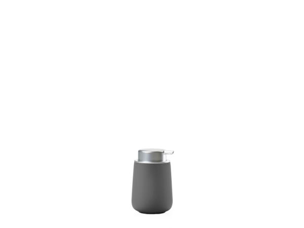 BITZ Zone Denmark Nova Soap Dispenser Dia. 8 x 11 5 cm 0.25 liter Grey