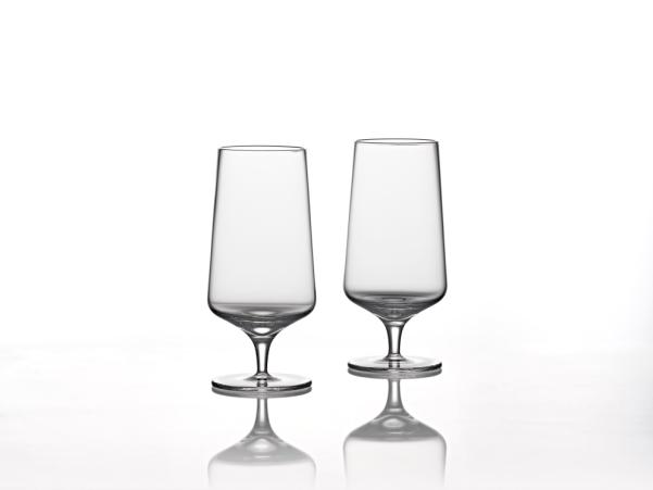 BITZ Zone Denmark Rocks Beer Glass Dia 6 X 14 Cm 30 Cl Clear