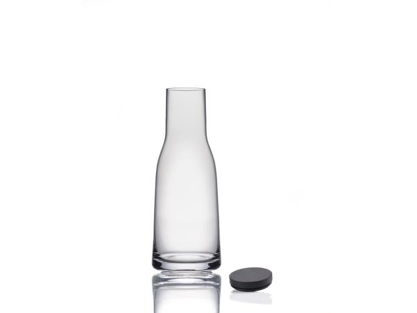 BITZ Zone Denmark Rocks Carafe With Lid Dia 9 41 X 25 Cm 1 Liter Clear