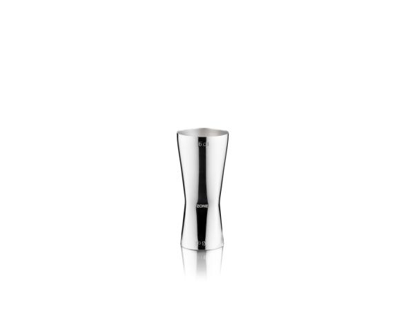 BITZ Zone Denmark Rocks Jigger Dia 4 4 X 9 8 Cm 3/6 Cl Polished Steel