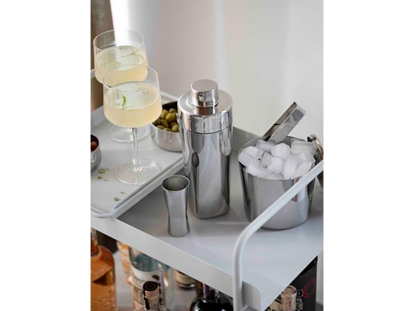BITZ Zone Denmark Rocks Jigger Dia 4 4 X 9 8 Cm 3/6 Cl Polished Steel