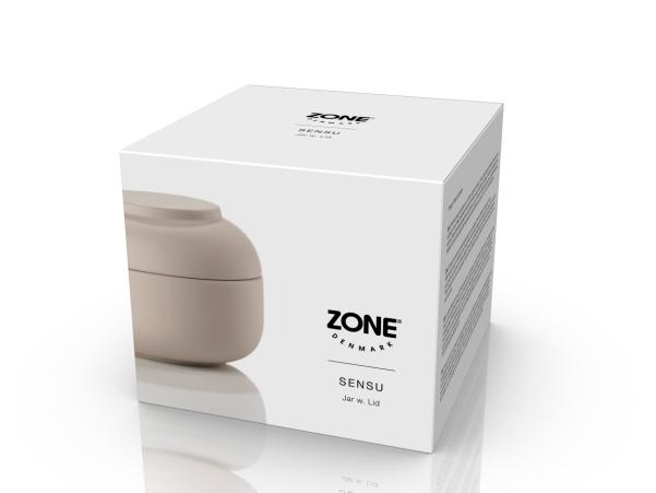 BITZ Zone Denmark Sensu Jar With Lid Dia 10 X 7 5 Cm Sand