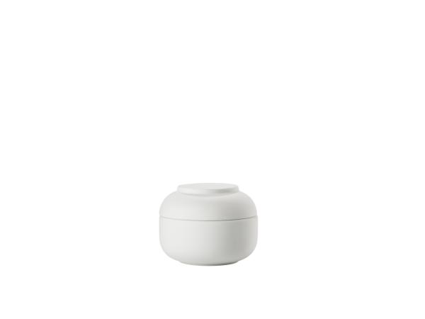 BITZ Zone Denmark Sensu Jar with lid Dia 10 x 7 5 cm White