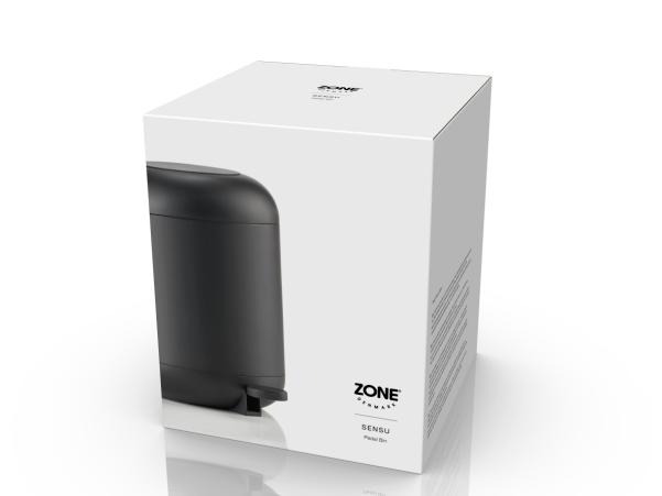 BITZ Zone Denmark Sensu Pedal Bin 24 5 X 20 X 26 5 Cm 4 Liter Black