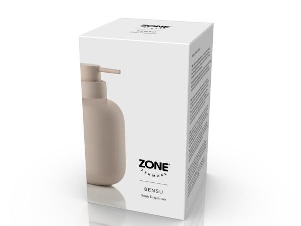 BITZ Zone Denmark Sensu Soap Dispenser Dia 7 5 X 13 Cm 0 3 Liter Sand