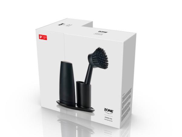 BITZ Zone Denmark Singles Dishwashing Set 15 X 8.1 Cm Black