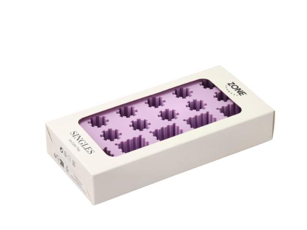 BITZ Zone Denmark Singles Ice Cube Tray 22 X 11.2 X 3.9 Cm Lupine