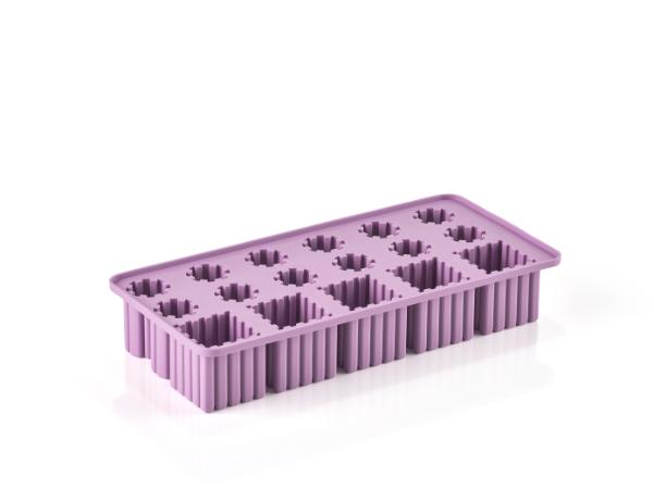 BITZ Zone Denmark Singles Ice Cube Tray 22 X 11.2 X 3.9 Cm Lupine