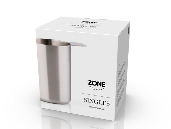 BITZ Zone Denmark Singles Measuring Cup Dia 8 4 X 11 5 Cm 500 Ml Steel