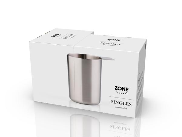 BITZ Zone Denmark Singles Measuring Cup Dia 8 4 X 11 5 Cm 500 Ml Steel