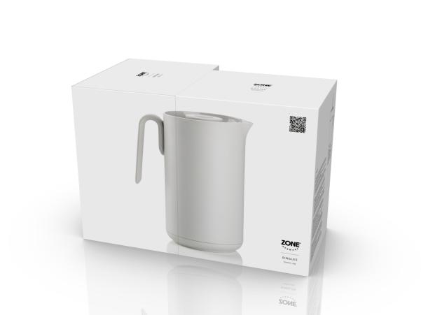 BITZ Zone Denmark Singles Thermo Jug Dia 13.2 X 22 Cm 1 Liter Warm Grey