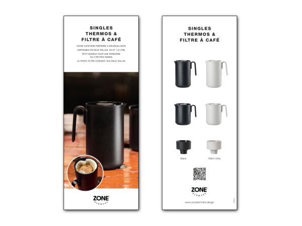 BITZ Zone Denmark Singles Thermo jug Product sign Retail FR 8 5 x 22 cm