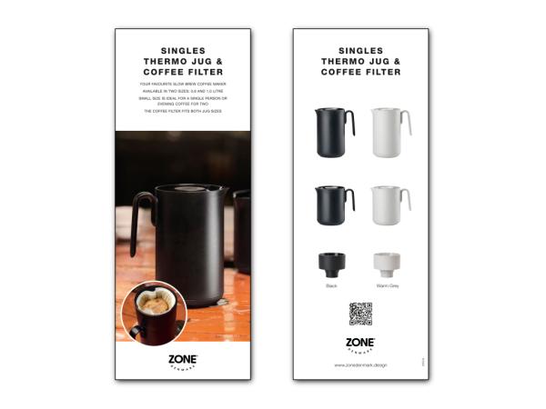 BITZ Zone Denmark Singles Thermo jug Product sign Retail EN 8 5 x 22 cm