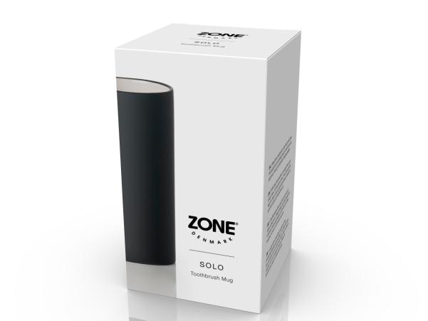 BITZ Zone Denmark Solo Toothbrush Mug Dia. 6 X 12 2 Cm Black
