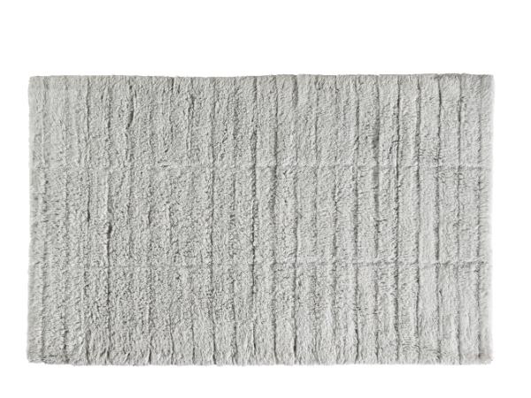 BITZ Zone Denmark Tiles Bath Mat 80 X 50 Cm Soft Grey