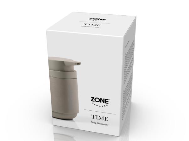 BITZ Zone Denmark Time Soap Dispenser 8 X 8 X 13 Cm 0.22 Liter Concrete