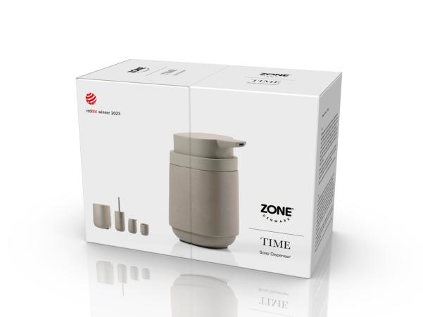 BITZ Zone Denmark Time Soap Dispenser 8 X 8 X 13 Cm 0.22 Liter Concrete