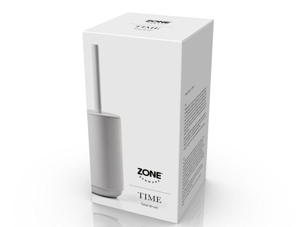 BITZ Zone Denmark Time Toilet Brush 11 X 36 Cm Soft Grey