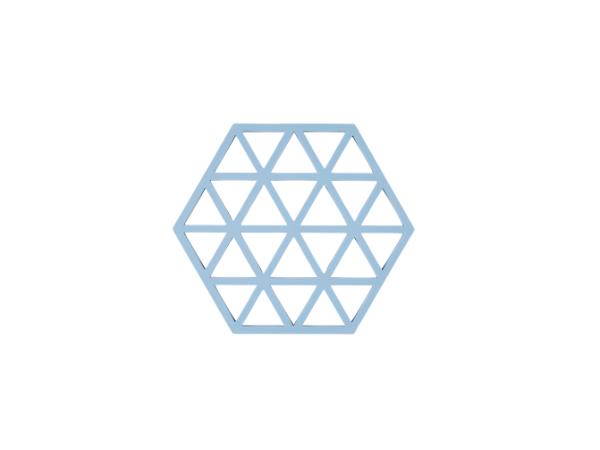 BITZ Zone Denmark Triangles Trivet 16 x 14 x 0 9 cm Blue