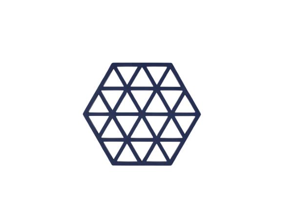 BITZ Zone Denmark Triangles Trivet 16 x 14 x 0 9 cm Midnight