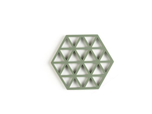 BITZ Zone Denmark Triangles Trivet 16 X 14 X 0.9 Cm Rosemary