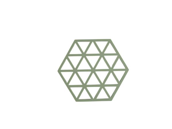 BITZ Zone Denmark Triangles Trivet 16 x 14 x 0.9 cm Rosemary