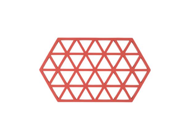 BITZ Zone Denmark Triangles Trivet 24 x 14 x 0 9 cm Burned Red