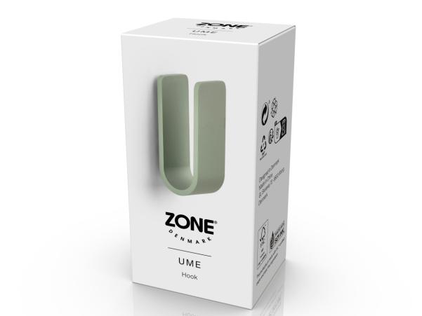 BITZ Zone Denmark Ume Hook 3 5 X 3 4 X 8 Cm Eucalyptus