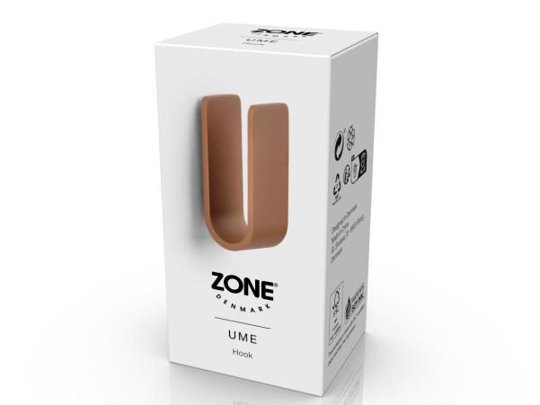 BITZ Zone Denmark Ume Hook 3 5 X 3 4 X 8 Cm Terracotta
