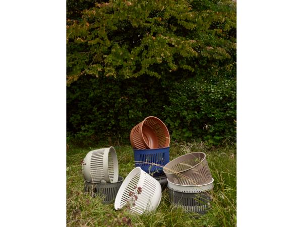 BITZ Zone Denmark Ume Laundry Basket Dia 40 X 29 2 Cm Eucalyptus
