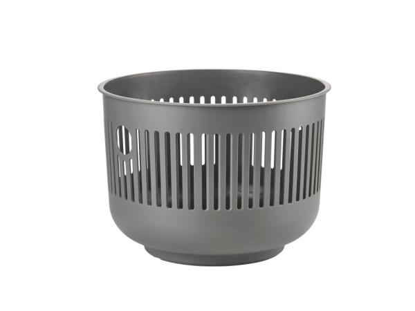 BITZ Zone Denmark Ume Laundry Basket Dia 40 x 29 2 cm Grey