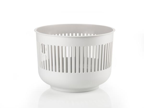 BITZ Zone Denmark Ume Laundry Basket Dia 40 X 29 2 Cm Soft Grey