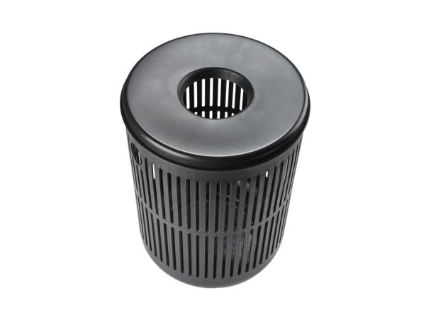 BITZ Zone Denmark Ume Laundry Basket Dia 40 X 54 Cm Black