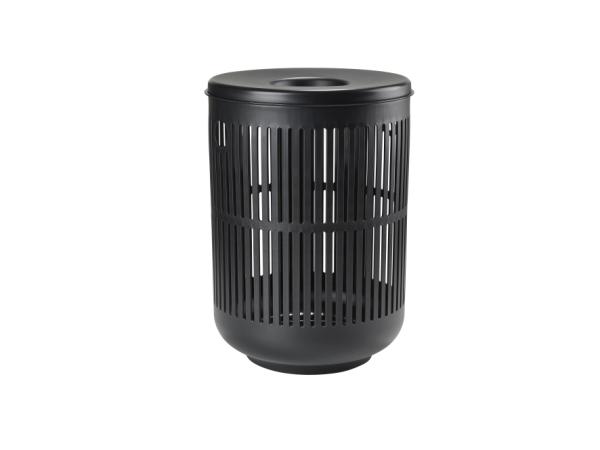 BITZ Zone Denmark Ume Laundry Basket Dia 40 x 54 cm Black