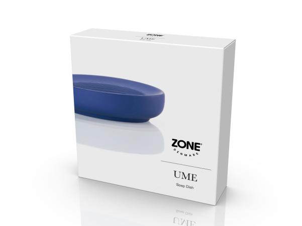BITZ Zone Denmark Ume Soap Dish Dia 12 X 3 Cm Indigo Blue