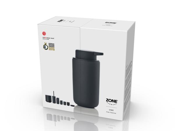 BITZ Zone Denmark Ume Soap Dispenser Dia. 8 3 X 19 Cm 450 Ml Black