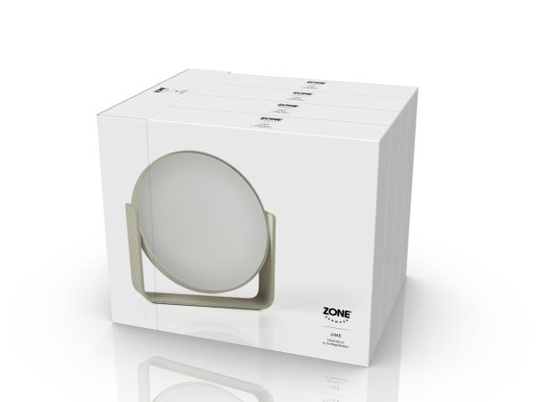 BITZ Zone Denmark Ume Table Mirror Dia 19 X 19 5 Cm Eucalyptus