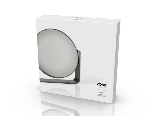 BITZ Zone Denmark Ume Table Mirror Dia 19 X 19 5 Cm Grey