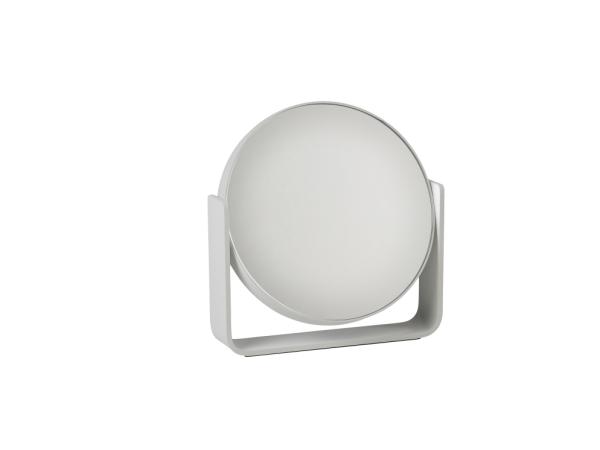 BITZ Zone Denmark Ume Table Mirror Dia 19 x 19 5 cm Soft Grey