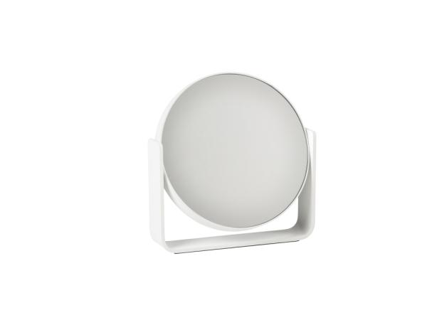 BITZ Zone Denmark Ume Table Mirror Dia 19 x 19 5 cm White