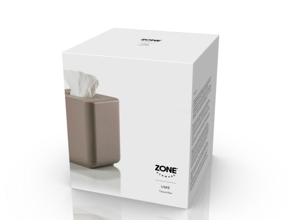 BITZ Zone Denmark Ume Tissue Box 13 X 13 X 15 1 Cm Taupe