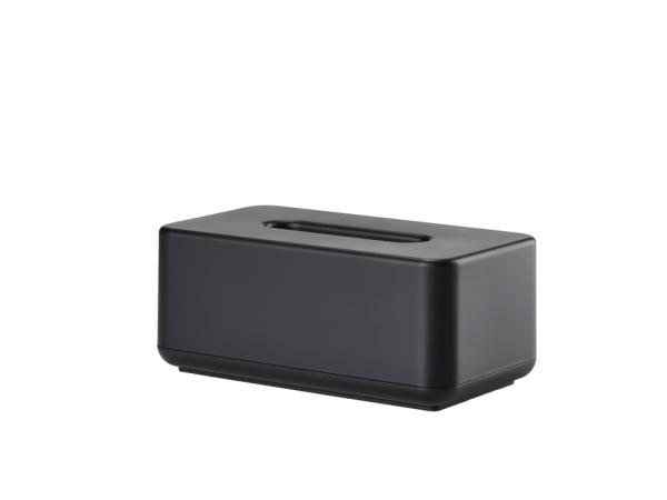 BITZ Zone Denmark Ume Tissue box 25 6 x 14 x 10 7 cm Black