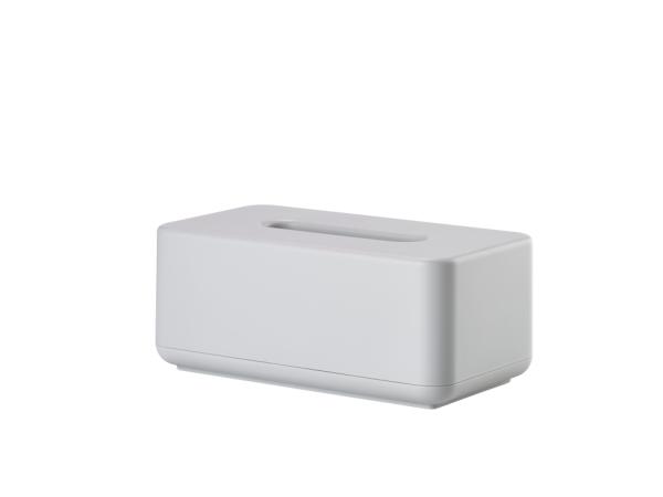 BITZ Zone Denmark Ume Tissue box 25 6 x 14 x 10 7 cm Soft Grey