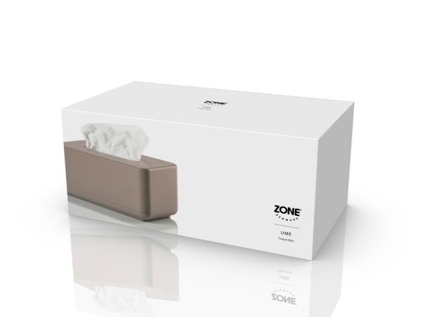 BITZ Zone Denmark Ume Tissue Box 25 6 X 14 X 10 7 Cm Taupe