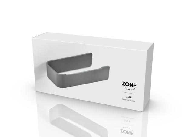 BITZ Zone Denmark Ume Toiletroll Holder 16 4 X 7 6 X 4 Cm Grey