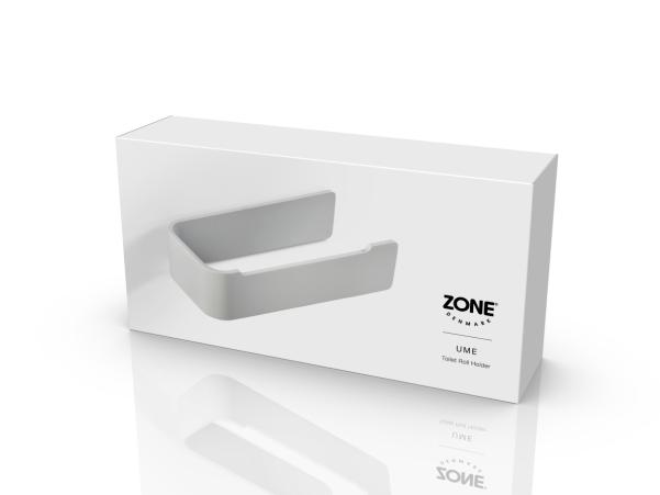 BITZ Zone Denmark Ume Toiletroll Holder 16 4 X 7 6 X 4 Cm Soft Grey