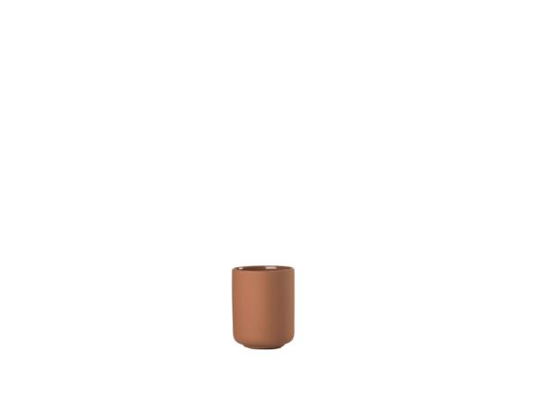 BITZ Zone Denmark Ume Toothbrush Mug Dia. 8.3 x 10.3 cm Terracotta