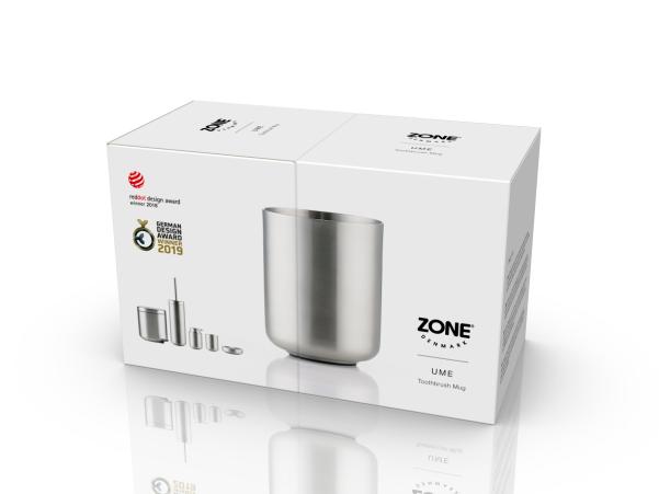 BITZ Zone Denmark Ume Toothbrush Mug Dia 8 3 X 10 3 Cm Steel