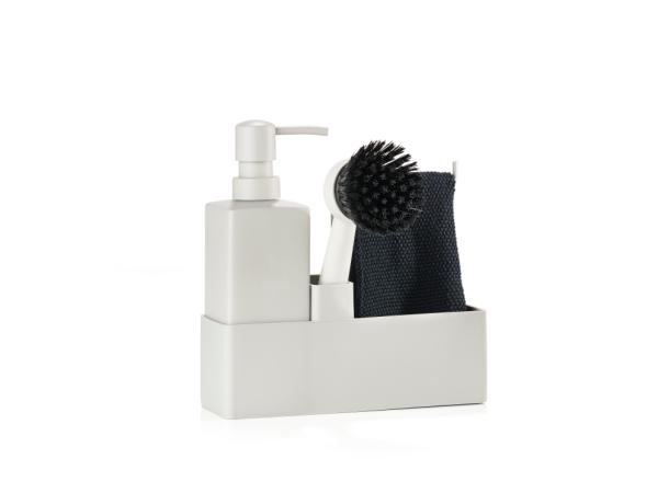BITZ Zone Dishwashing set 19 x 6 x 20.5 cm 4 parts Warm Grey